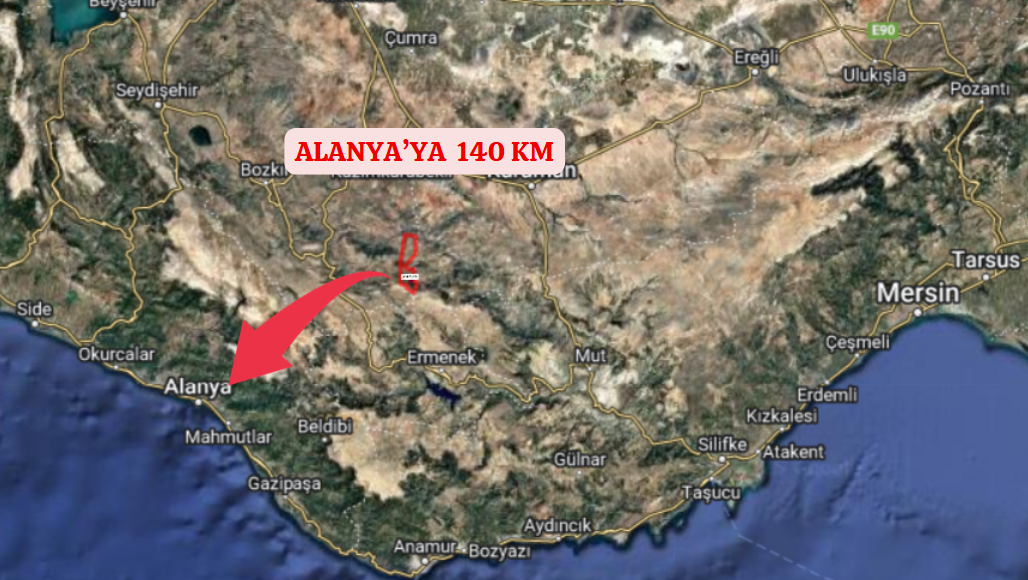 KONYA HADİM GÖYNÜKKIŞLA KÖYÜNDE 972 M² TARLA SATILIKTIR. - KONYA HADİM fotoğraf 9